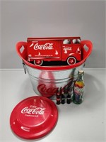 Coca-Cola Metal Container, Coca-Cola Knick Knacks