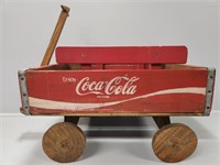 Coca-Cola Wooden Wagon