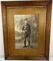 Original Framed Photo Of A WWI Lighthorse Officer