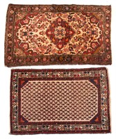 Two Persian Hamadan rugs, Iran, circa 1960