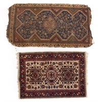 Two scatter rugs