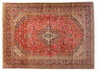 Persian Keshan carpet, approx. 10 x 13.11