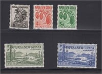 Papua New Guinea Stamps #139-146 Mint NH
