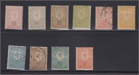 Bulgaria Stamps #28-37 Mint and Used, CV $112+