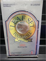 1992 Leaf Series 1 Baseball Cards Sealed Wax Box