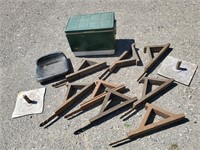 Tractor Seat, Cooler & Assorted Tools