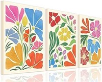 Chditb Vintage Wildflower Watercolor Matisse