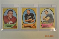 1970 Topps Football Cards (Some Wear)