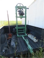 Dig R Mobile post pole digger with 3 augers
