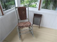 Rocking Chair & Board / Chaise berçante & planche