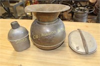 PONY EXPRESS SPITTOON, CANTEEN, MESS KIT