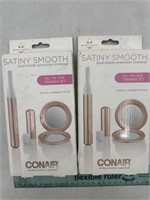 NEW Lot of 2- Conair Satiny Smooth All-in-One