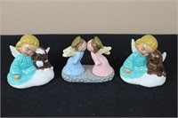 Set of 3 Angels (2.5" Tall)