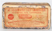 Rare Collector Box Remington .45 ACP Ammunition