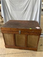 1970s Custom wood ice chest