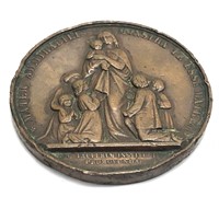 British Religious Medal.Virgin Mary & Christ Child