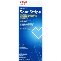 6PK CVS Health Scar Strips, 8 Ct ea