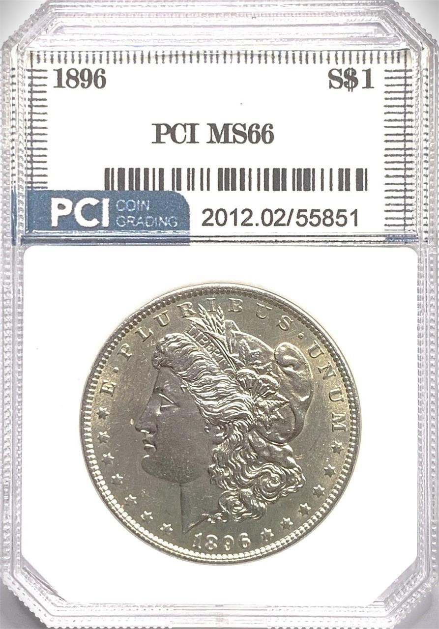 1896 Morgan Silver Dollar MS-66