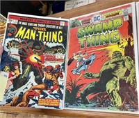 MAN-THING SWAMP THING COMICS