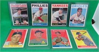 4x 1964 Topps & 4x 1958 Topps Baseball Cards King+