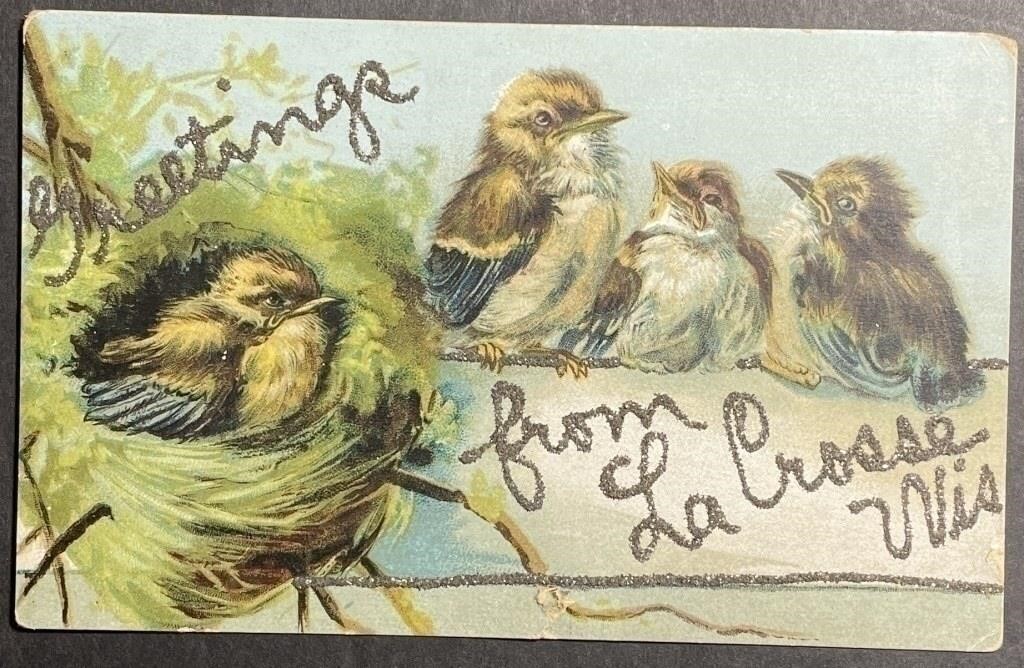 Vintage Fledgling Birds Nest PPC