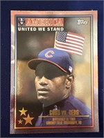 2001 TOPPS AMERICA UNITED WE STAND CUBS VS. REDS