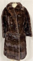 Full Length Beaver Fur Coat & Hat (K14)