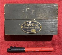 Sterling 1/16” Hand-Made Vintage Lettered Die Set