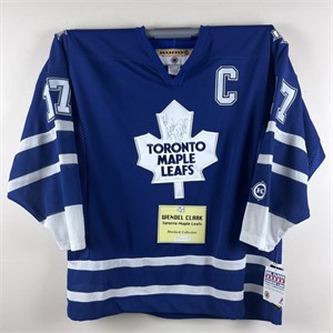 WENDEL CLARK AUTOGRAPHED JERSEY