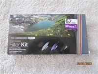 Camera Filter Kit 67MM UV CPL FLD