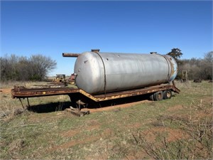 38ft semi trailer with large heater treater