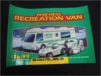 Genuine 1998 Hess Truck Sign