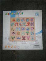 Alphabet board ages 3+