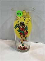 Robin Pepsi character glass 1976.