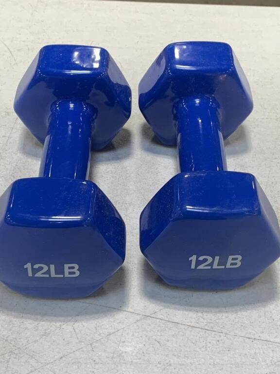 DUMBBELLS 12LB 2DUMBBELLS