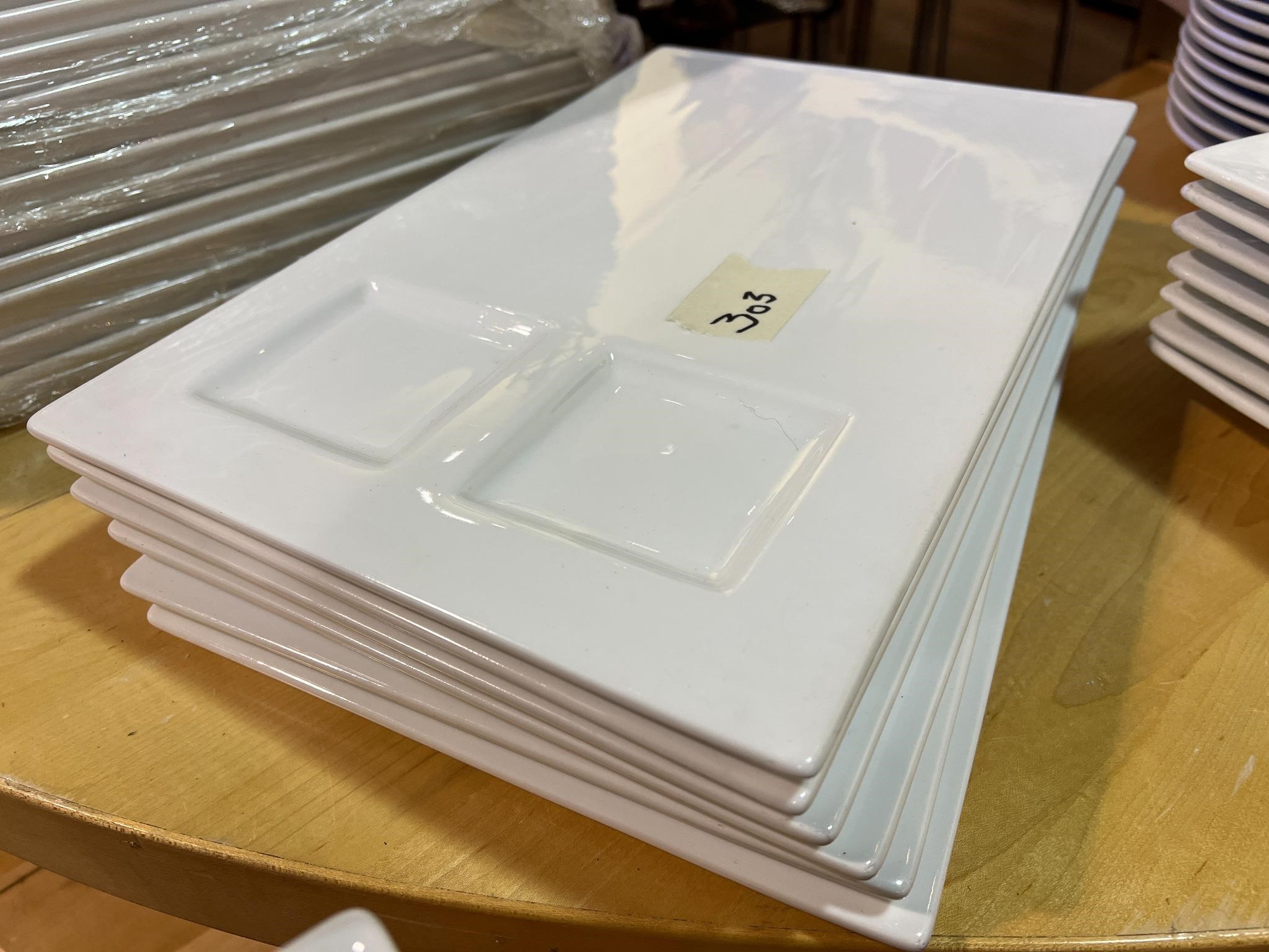 6- Platters 15 1/2" x10"