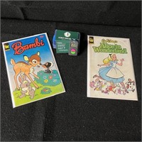 Alice in Wonderland & Bambi Whitman Comic Lot