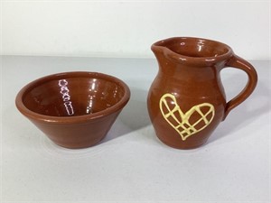 Westmoore Pottery Bowl & Pitcher