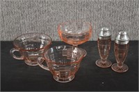 Anchor Hocking Block Optic & Liberty Works Cups