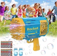 QDRAGON Bazooka Bubble Machine, 69 Holes Gatling B