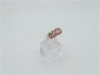 10K Yellow Gold Champagne Topaz Ring