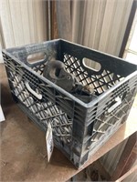 Crate with ball hitches & more