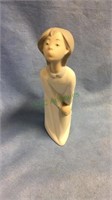 Lladro made in Spain bisque Porcelain girl