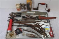 Vintage Tool Lot incl. Ridgid Pipe Wrench