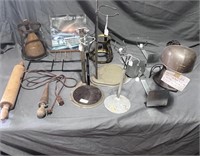 Kitchen Utensils, Doll Stands & Table Lamps