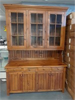 LARGE SOLID WOOD KITCHEN HUTCH