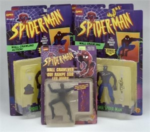 (J) Spider-Man action figures Approximately 5"