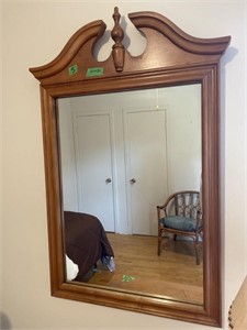 Roxton maple mirror
