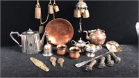 Copper, Silverplate, Metalware Lot