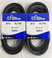 2 A&I Products Belts, Model B72/5L750